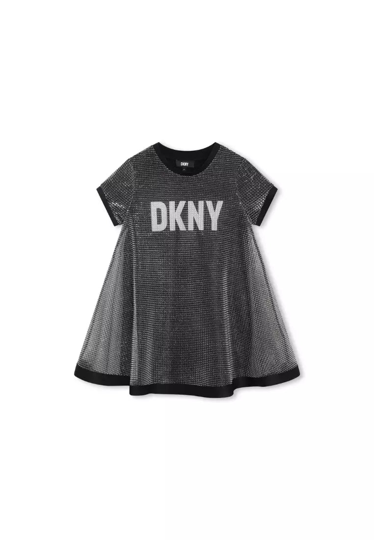 DKNY GIRLS DRESS MULTI