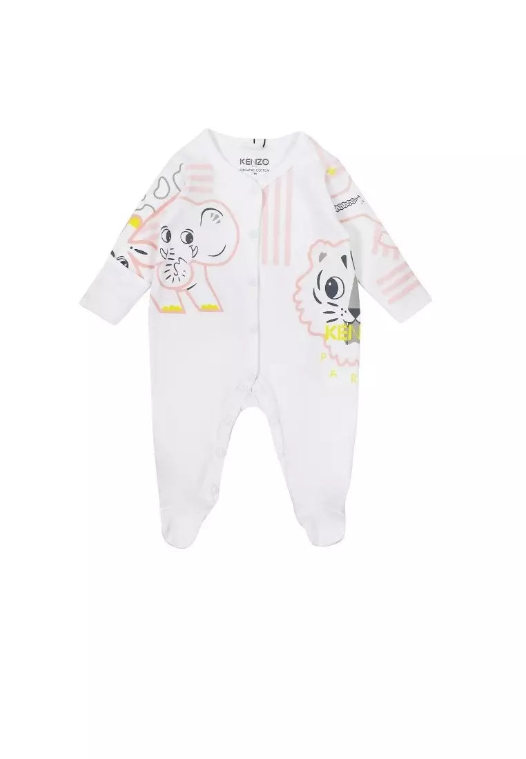 KENZO KIDS KENZO TIGER BABY GIRLS ROMPER