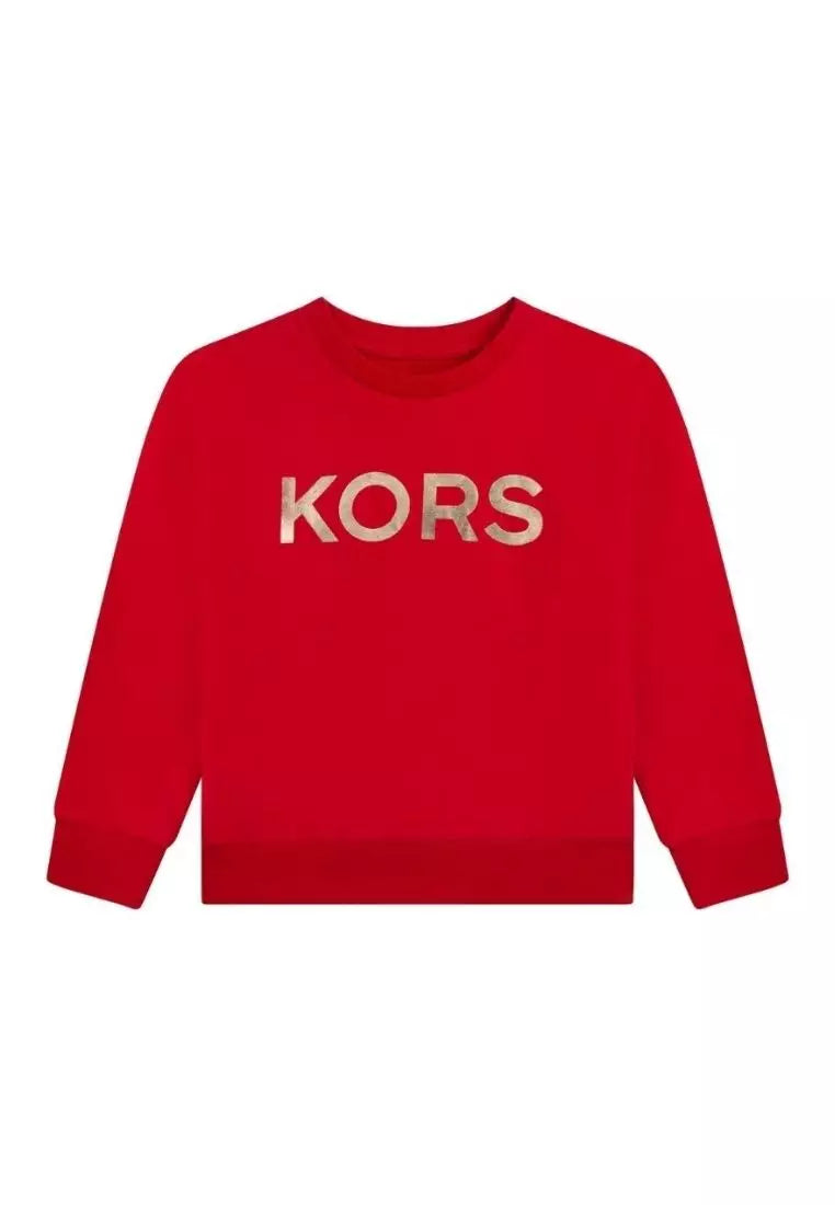 MICHAEL KORS GIRLS HOODED SWEATSHIRT