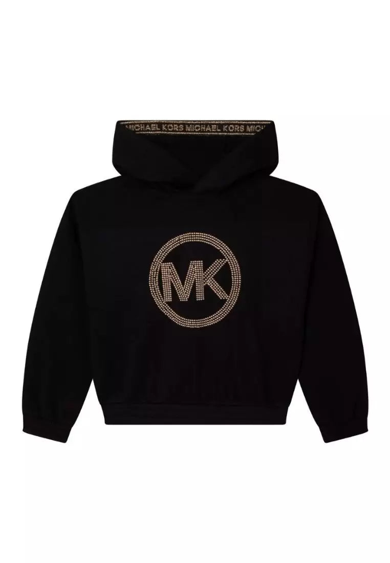 MICHAEL KORS GIRLS HOODED SWEATSHIRT