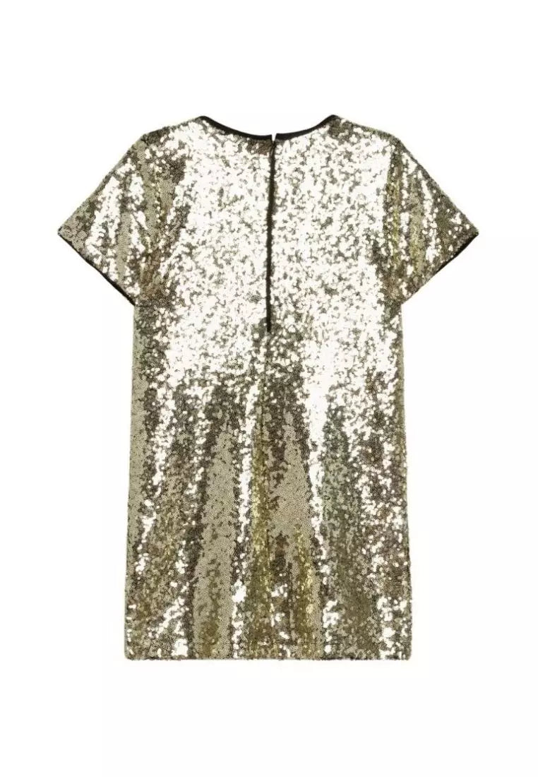 MICHAEL KORS GIRLS SHORT SLEEVED DRESS