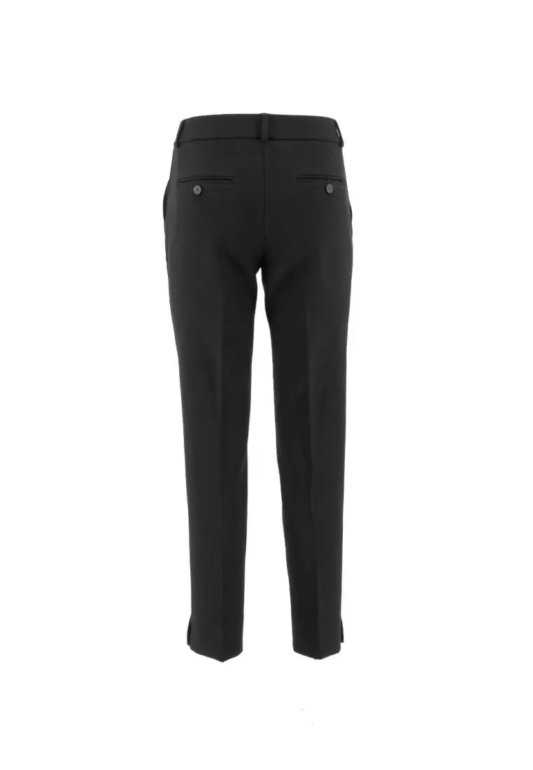 Peserico Viscose Black Trousers