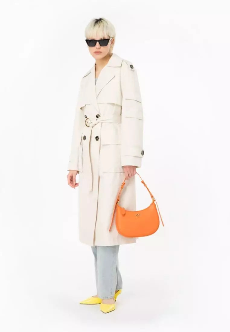 Pinko Technical Garbadine Trench Coat